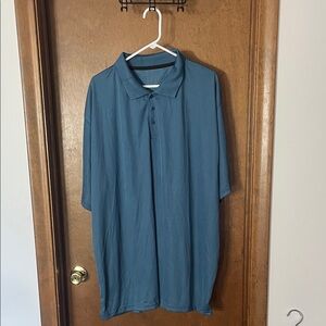 Real Essentials Men’s Polo Shirt Blue – Size 3XL Tall